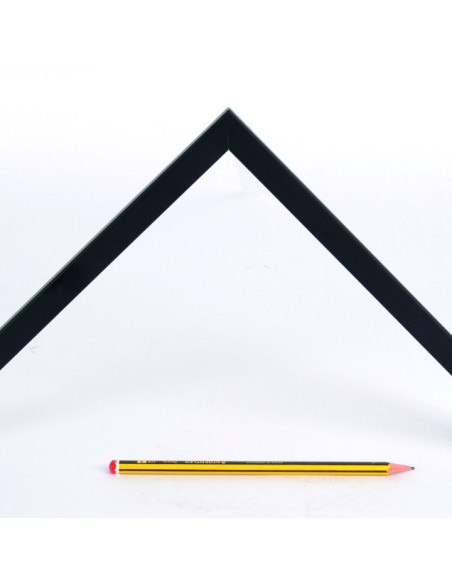 Moldura negro mate 1,5 cm.