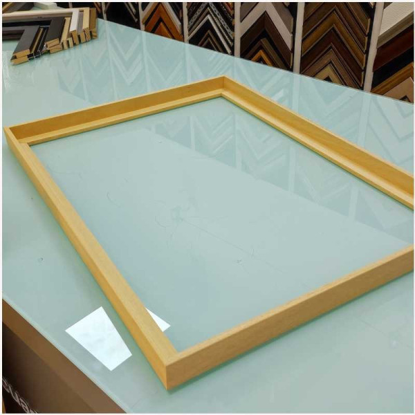 Bastidor Madera con Marco Madera natural Ayus