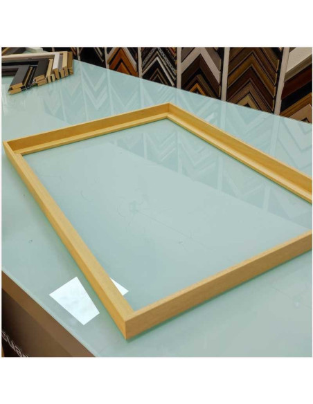 Bastidor Madera con Marco Madera natural Ayus